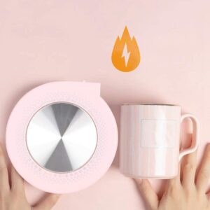 USB Cup Mug Heating Mat, Coffee Mug Warmer for Office Home Desk, USB Heater Insulation Pad Coaster Cup Warmer Heating Plate ()