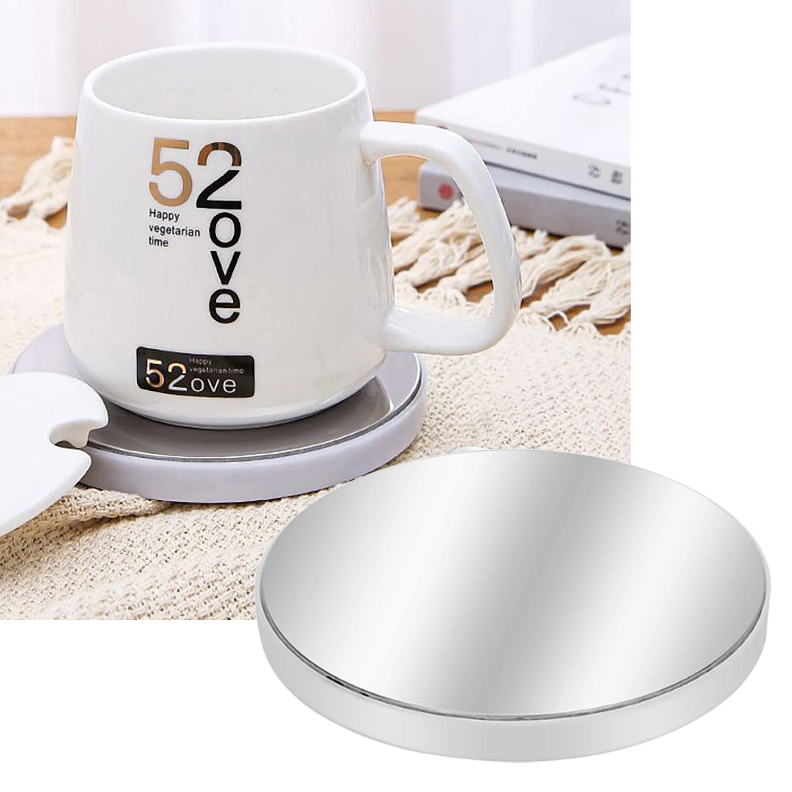 55° Thermostatic Coffee Mug Warmer for Desk - Smart Gravity-iIduction Auto On/Off Coffee Cup Warmer Cup Heater for Office, Suit for All Kinds of Mug - Gifts Coffee Lovers for Women Man