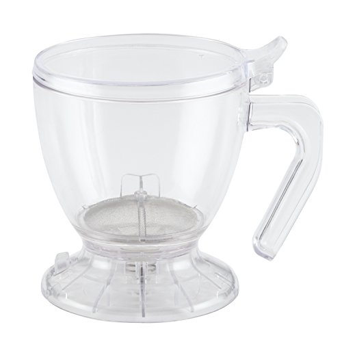 BonJour Coffee & Tea Smart Brewer, 19.5 Ounce, Clear