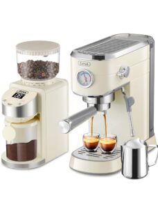gevi 4 cups small coffee maker, compact coffee machine with reusable filter, warming plate and coffee pot for home and office