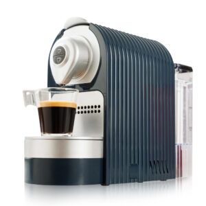 mixpresso espresso machine for nespresso compatible capsule, single serve coffee maker programmable for espresso pods, premium italian 19 bar high pressure pump 27oz 1400w blue coffee maker