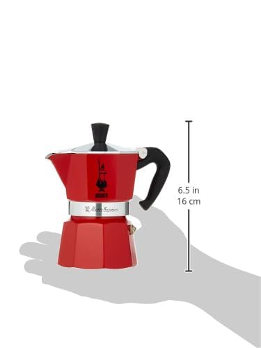 Bialetti 4942 Moka Express Espresso Maker,3 cups Red