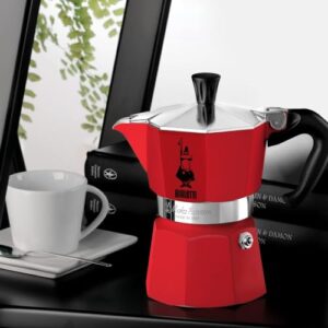 Bialetti 4942 Moka Express Espresso Maker,3 cups Red