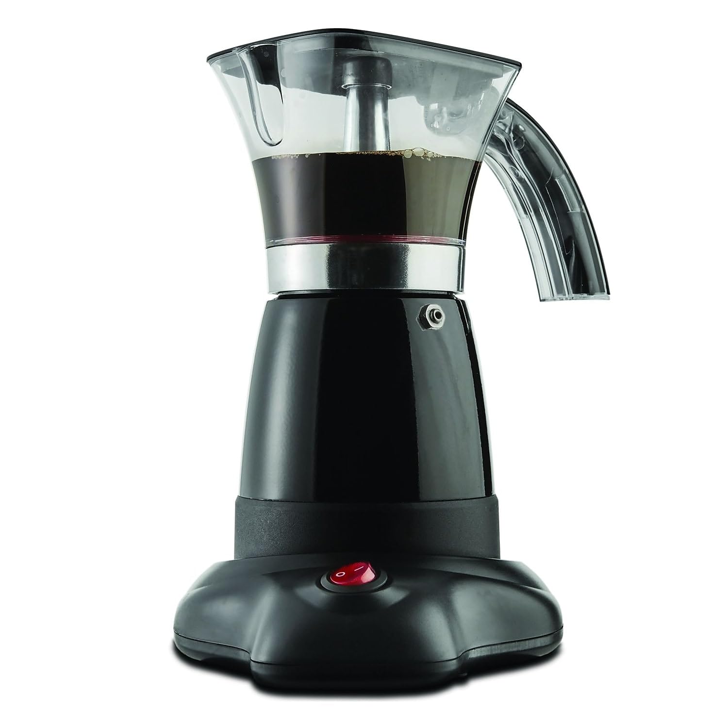 Brentwood Electric Moka Pot Espresso Machine, 6-Cup, Black