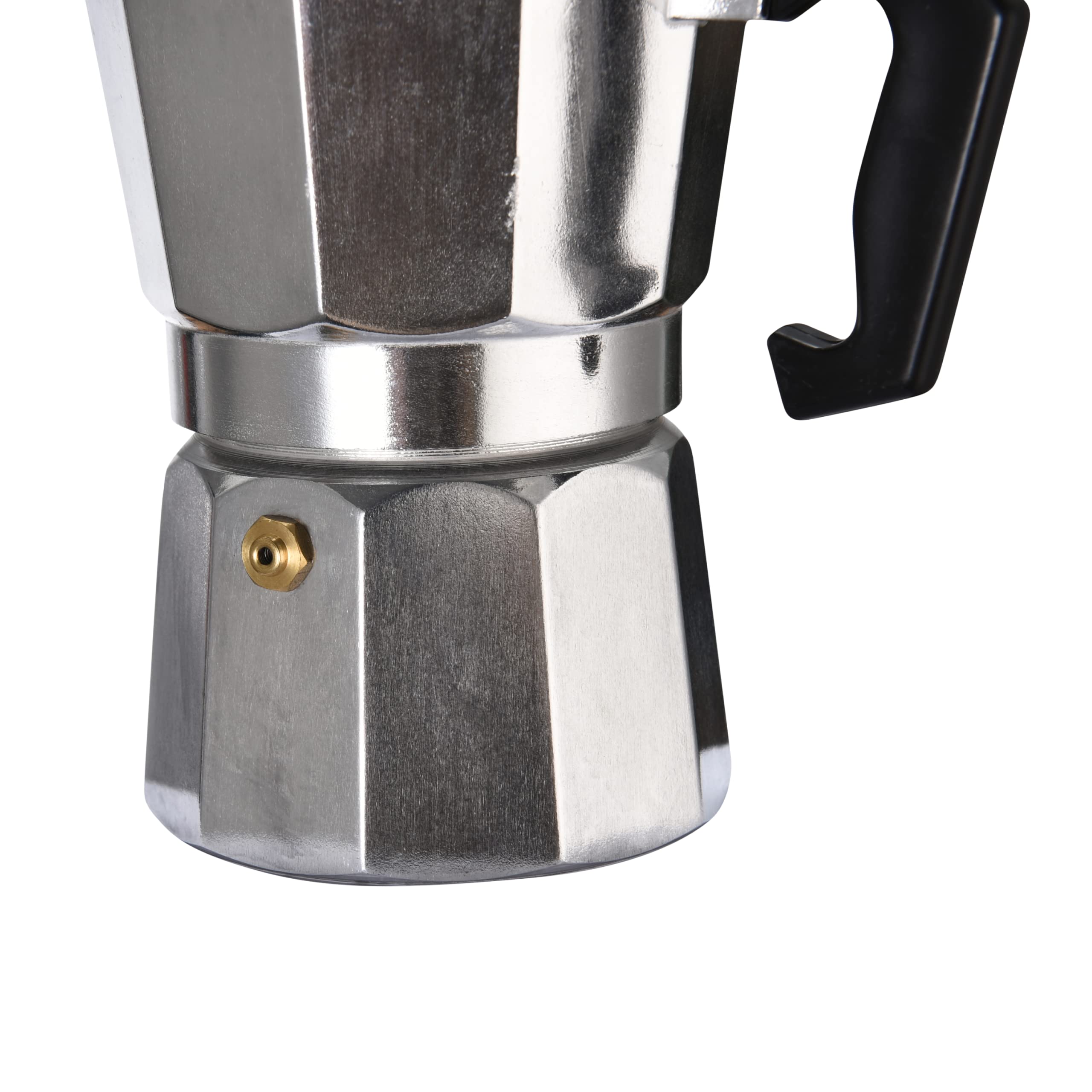 Bruntmor Espresso Coffee Maker - Manual Espresso Coffee Machine - Portable Coffee Brewer, Moka Pot, Coffee Percolator - Stovetop Coffee Maker for Espresso, Coffee or Cappuccino - Small Coffee Pot