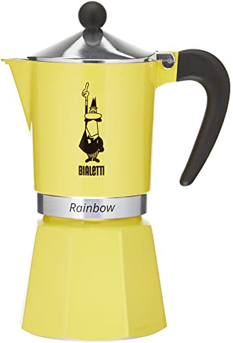 Bialetti 4983 Rainbow Espresso Maker, Yellow