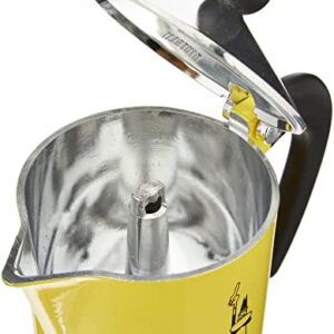 Bialetti 4983 Rainbow Espresso Maker, Yellow