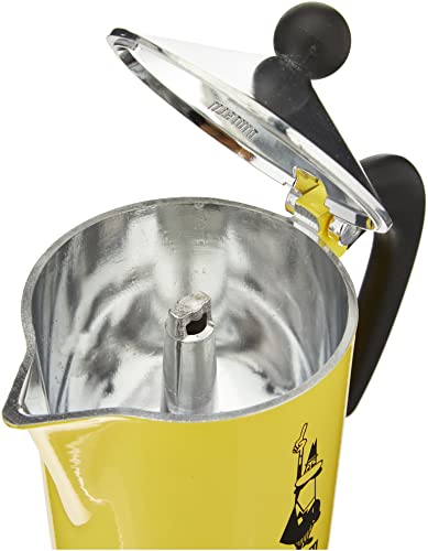 Bialetti 4983 Rainbow Espresso Maker, Yellow