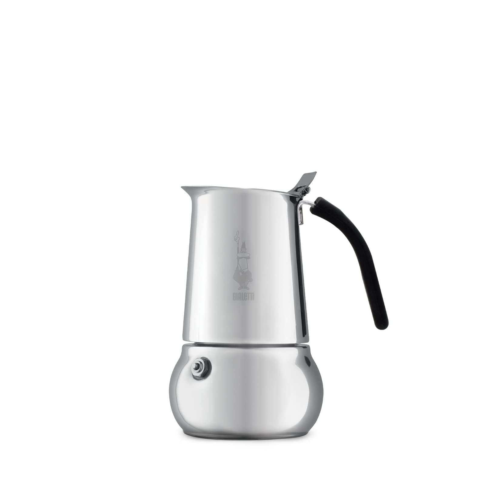 Bialetti CD Cafetière Kitty 2tz, Steel, Silver