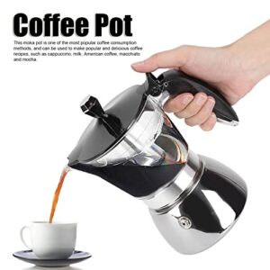 Fdit Coffee Pot, 6 Cups Household Brewing Moka Pot for Making Coffee