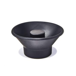 able heat lid for chemex 6 and 8 cup- usa made (black)
