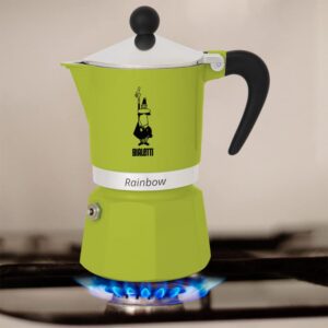 Bialetti 4972 Rainbow Espresso Maker, Green