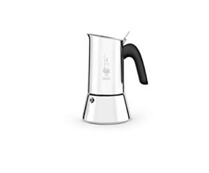 bialetti venus induction 4 cup espresso coffee maker, stainless steel, pack of 1