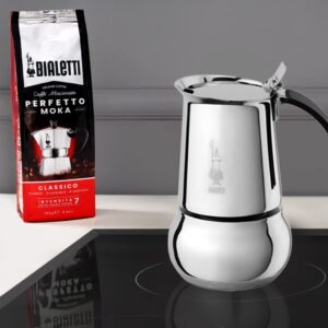 Bialetti CD Cafetière Kitty 4tz, Steel, Silver