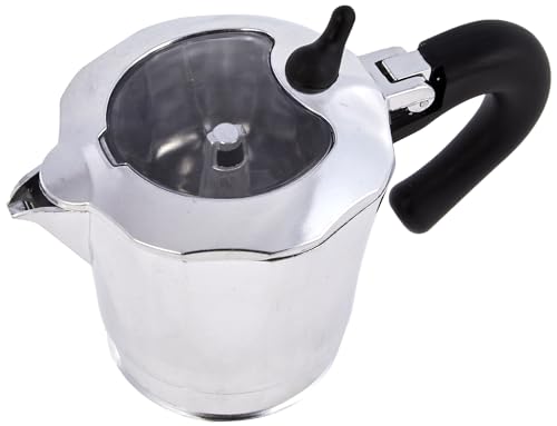 KitchenCraft World of Flavours Stovetop Espresso Maker, Metal, 6 Cup (300 ml)