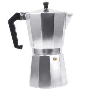 italian type moka pot,3/6/9/12 cups aluminum,espresso coffee maker,stove home office use hot,moka kettle,for coffee(600ml 12cups)