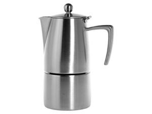 ilsa coffee maker "slancio" for induction - inox 18/10 4-cup