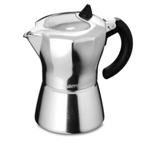 aerolatte Moka Stovetop Espresso Pot Coffee Maker, 6 Cup Capacity