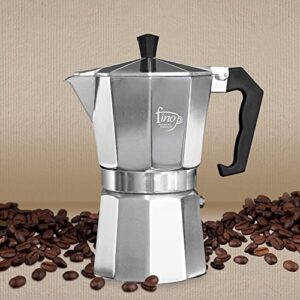 Fino Stovetop Espresso Coffee Maker, Brews up to 3 Servings