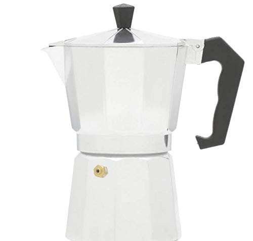 Coffee Espresso Maker/Moka Express, Aluminum, Stove Top, For 6 Cups