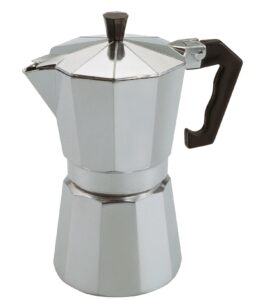 caroni ve03115 9-cup monti aluminum stove top espresso coffee maker, medium