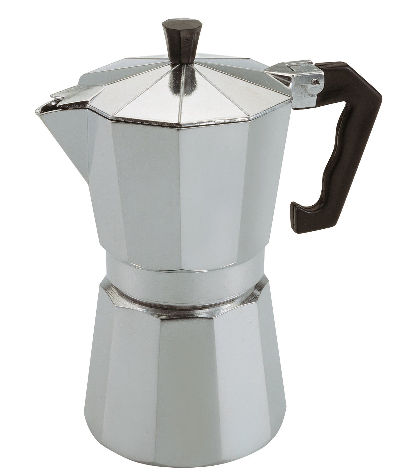 Caroni VE03115 9-Cup Monti Aluminum Stove Top Espresso Coffee Maker, Medium