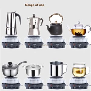 MXBAOHENG Electric Moka Pot Coffee Stove Mini Hot Plate Home Coffee Tea Water Heater (220V Stove)