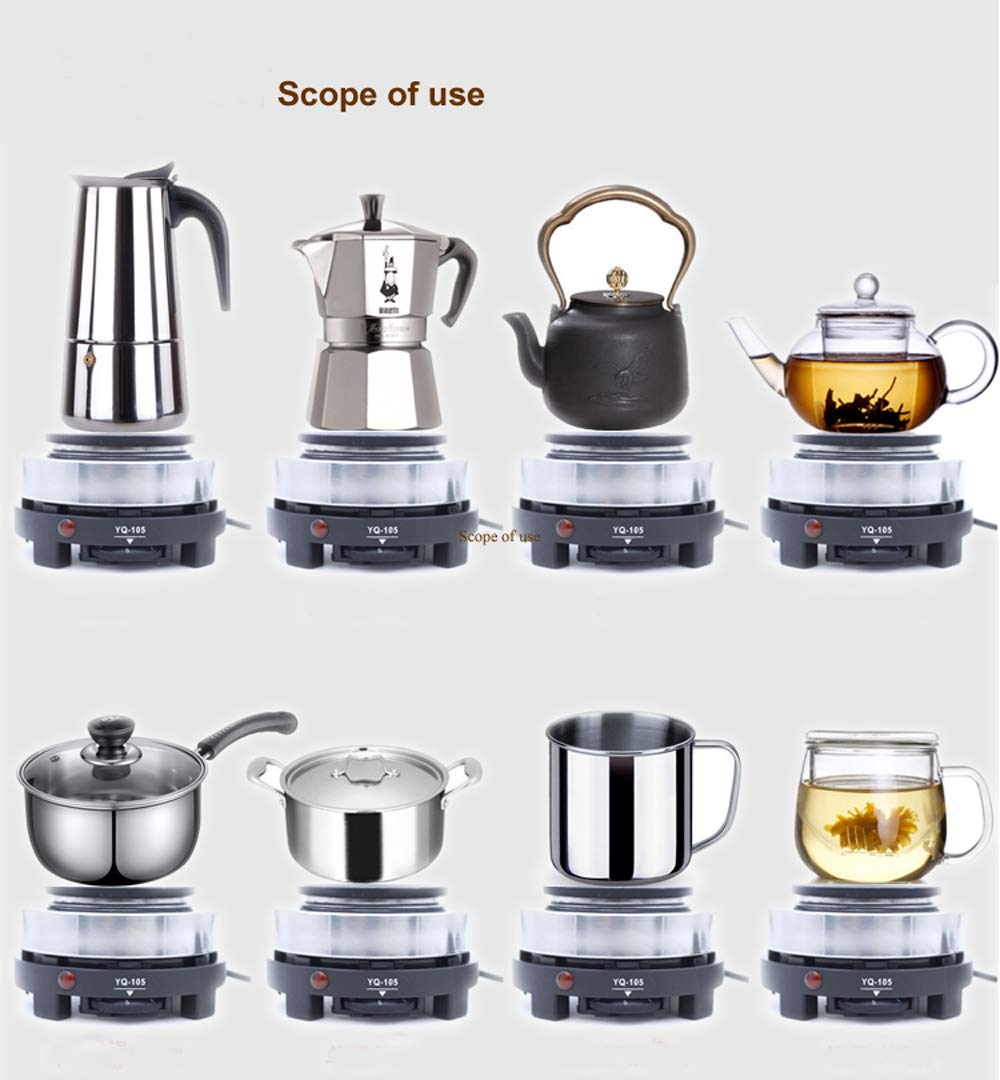 MXBAOHENG Electric Moka Pot Coffee Stove Mini Hot Plate Home Coffee Tea Water Heater (220V Stove)