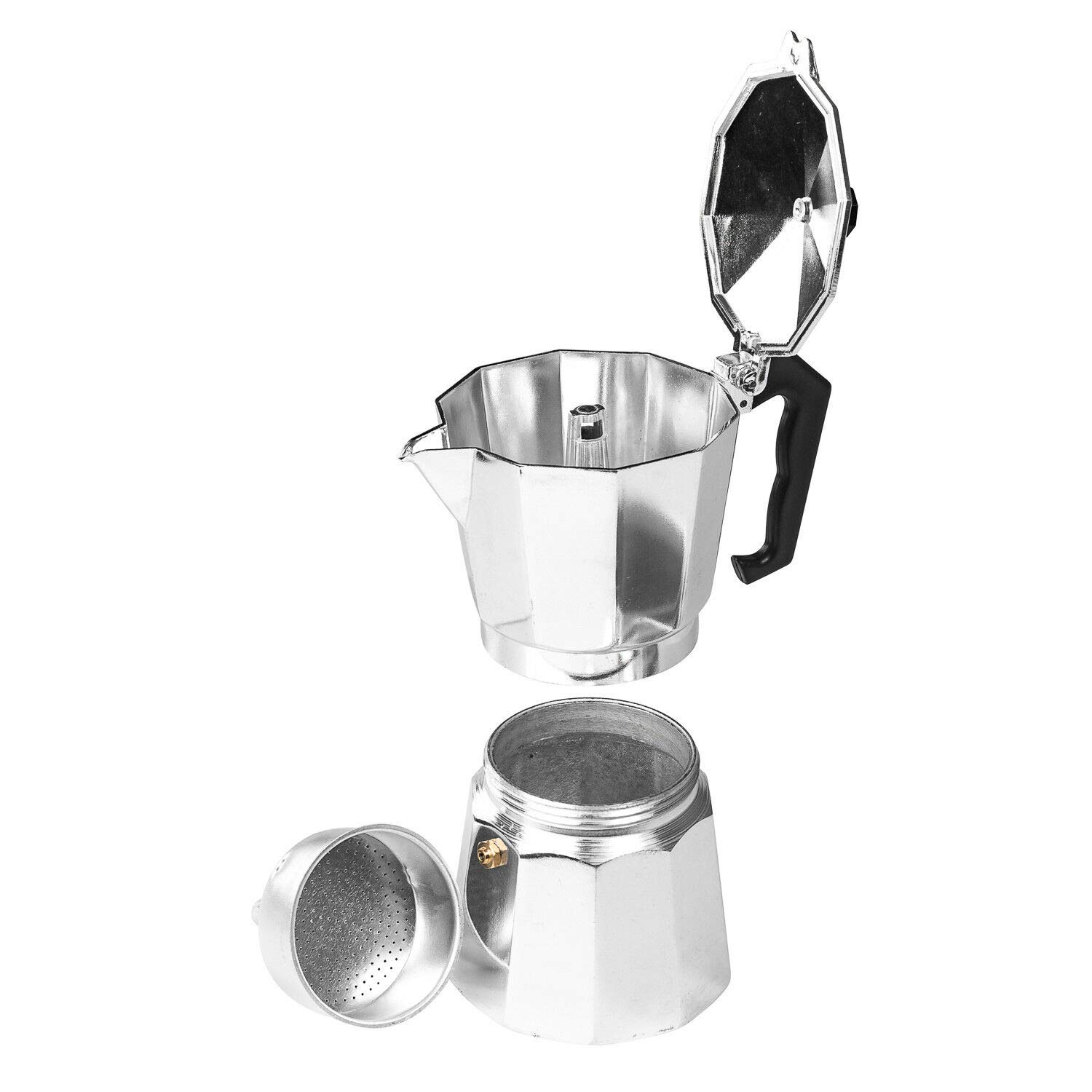 Lexi Home Aluminum Stovetop 6-Cup Hot Espresso Maker