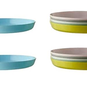 Ikea Plastic Plate - Pack of 12, Multicolour