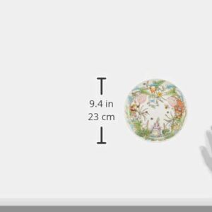 Noritake T50116A/4660-4 My Neighbor Totoro Plate, 9.1 inches (23 cm), Hiruga, Microwave Safe, 1 Piece, Bone China