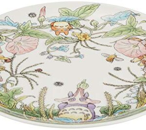 Noritake T50116A/4660-4 My Neighbor Totoro Plate, 9.1 inches (23 cm), Hiruga, Microwave Safe, 1 Piece, Bone China