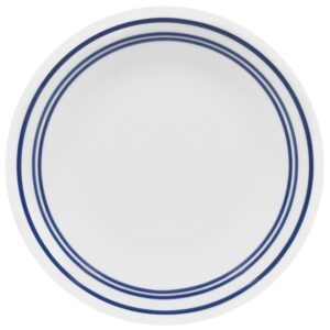 corelle livingware 6-3/4-inch bread and butter plate, classic caf blue