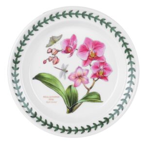 portmeirion exotic botanic garden bread and butter plate, set with 6 assorted motifs