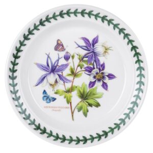 Portmeirion Exotic Botanic Garden Bread and Butter Plate, Set with 6 Assorted Motifs