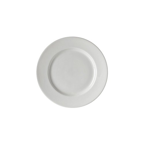 10 Strawberry Street Z-Ware Porcelain 6" Bread & Butter Plate, Set of 6, White