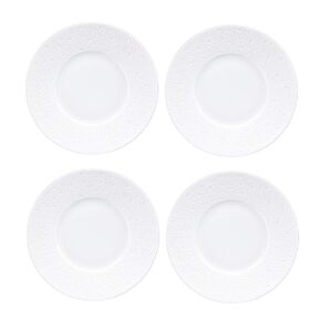 Bernardaud Ecume White Set of 4 Bread and Butter Plates #0733-20251