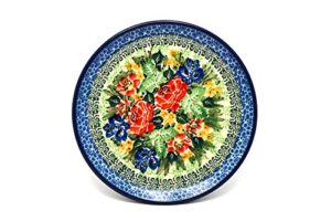 polish pottery plate - bread & butter (6 1/4") - unikat signature - u4400