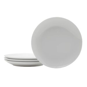 everyday white by fitz and floyd coupe 7.75 inch salad plates, set of 4