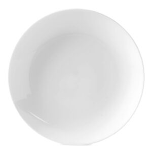 Everyday White by Fitz and Floyd Coupe 7.75 Inch Salad Plates, Set of 4