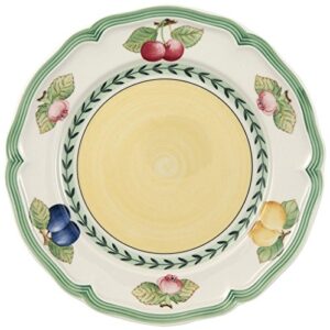 villeroy & boch french garden fleurence salad plate, 21 cm, white/multicolored