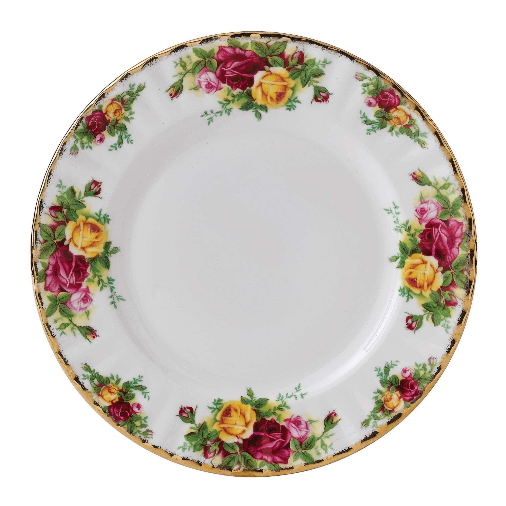 Royal Albert Old Country Roses Set of 4 Salad Plates, 8", Multi