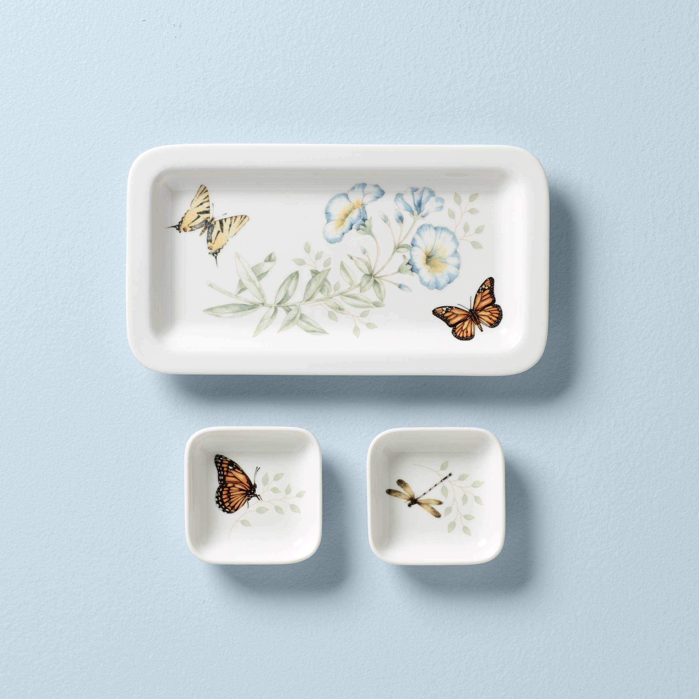 Lenox Butterfly Meadow Asian Kitchen Sushi-Plate &-Bowls, 0.0, Multi