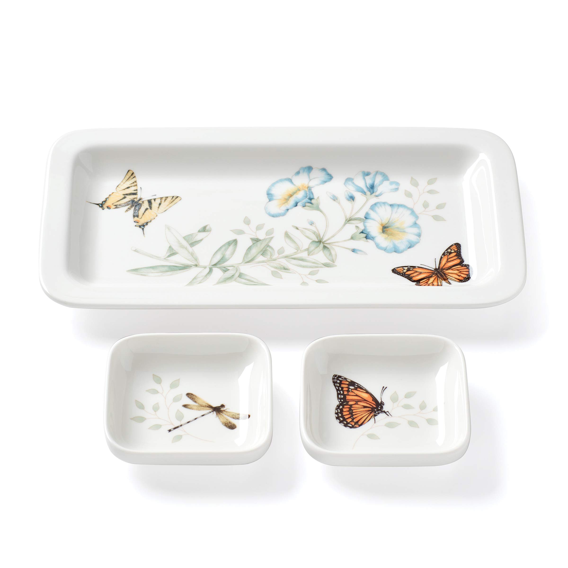 Lenox Butterfly Meadow Asian Kitchen Sushi-Plate &-Bowls, 0.0, Multi