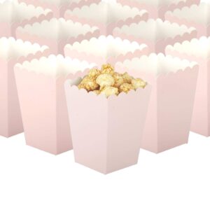 gaka baby pink popcorn box set of 36 mini paper popcorn box