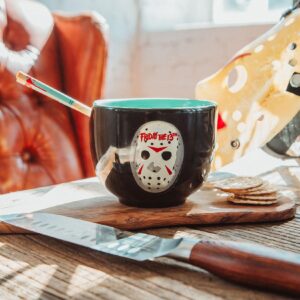 FRIDAY THE 13TH Jason Voorhees 20-Ounce Ramen Bowl and Chopstick Set Blue (WBH701KD)