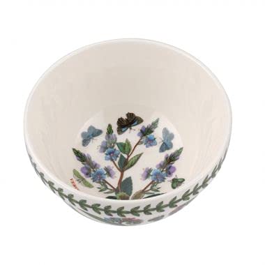 Portmeirion Botanic Garden Stacking Bowl | Set of 6 Bowls with Assorted Motifs | 5 Inch | Made from Fine Earthenware | Microwave and Dishwasher Safe | Made in England