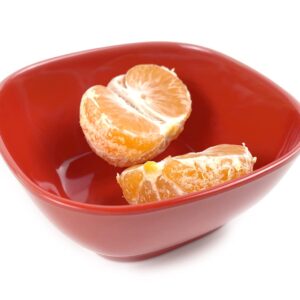 EWEIGEER 4.4-inch Melamine Dessert Bowl Kids Plastic Bowls,Small Bowl For Ice Cream Snacks Rice Salad Soup Cereal.Set of 10(Red)