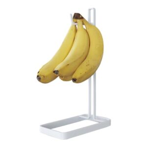 yamazaki hanger home banana stand | steel | fruit basket, one size, white