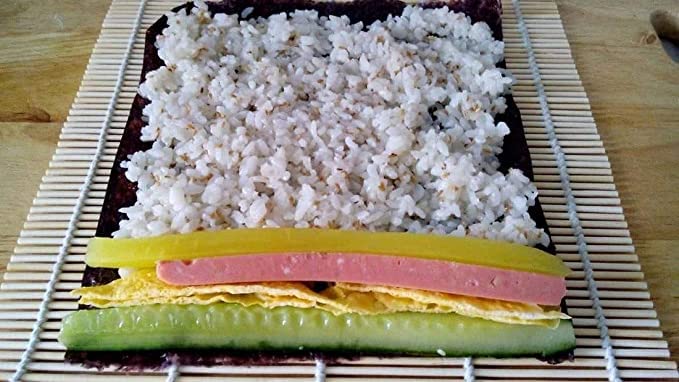 JapanBargain, Sushi Making Kit Rice Mixing Bowl Tub Japanese Hangiri x1, Bamboo Sushi Rolling Mat Roller x3, Rice Paddle Scoop x3